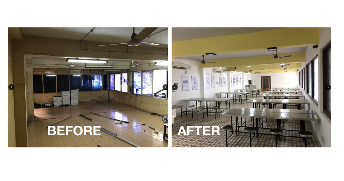 Before and after transformation slide 1, shown as published in the source gallery