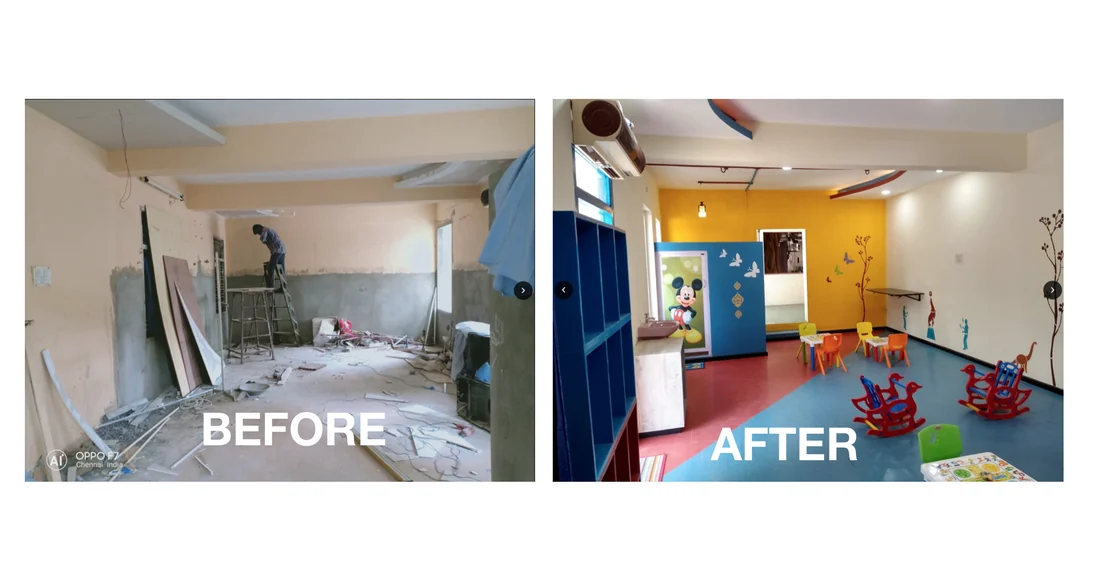 Before and after transformation slide 3, shown as published in the source gallery